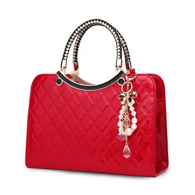 Women Fashion Casual PU Leather Large Capacity Handbag Business Commute Envelope Pack