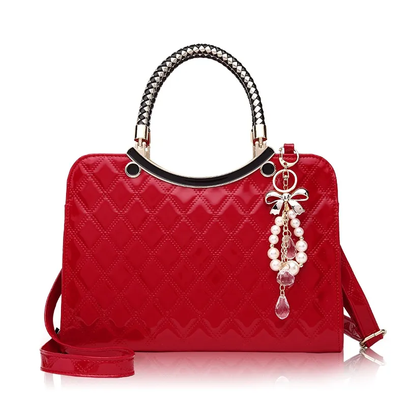 Women Fashion Casual PU Leather Large Capacity Handbag Business Commute Envelope Pack