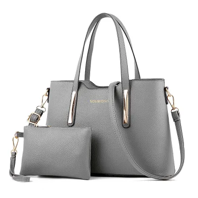 Women Fashion Casual Large-Capacity Handbag Two-Piece Set