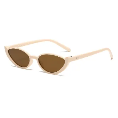 Women Fashion Retro Cat Eye Half Frame Sunglasses