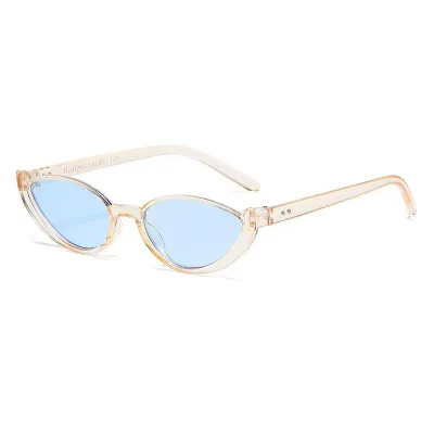 Women Fashion Retro Cat Eye Half Frame Sunglasses