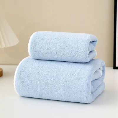 30*30cm High Density Coral Fleece Gift Towel Logo Custom