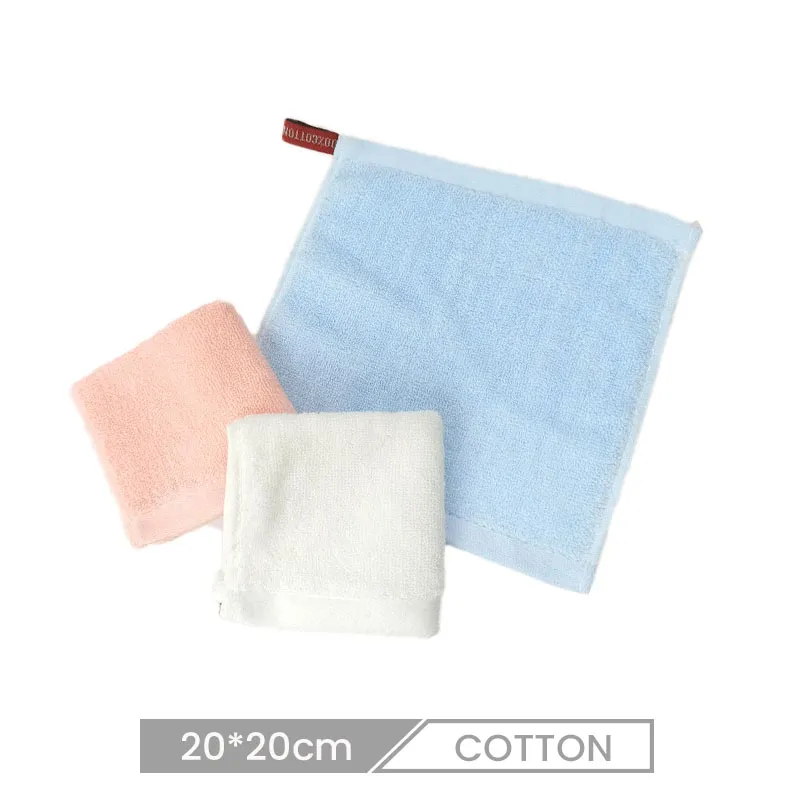 20*20cm Custom 32 Strands Pure Cotton Square Towel