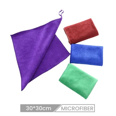 Custom 30*30cm Microfiber Kitchen Towel