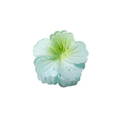 Women Fashion Cute Floral Shark Hair Grab Clip