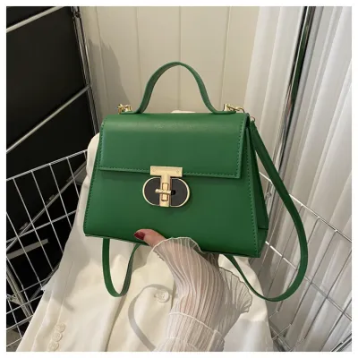 Women Fashion Contrast Color Chain Square Shoulder Bags HandBags