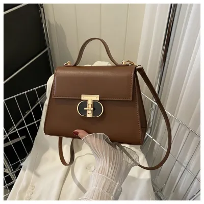 Women Fashion Contrast Color Chain Square Shoulder Bags HandBags