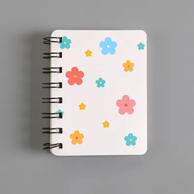 Cute Cartoon Astronaut Coil Spiral Notebook 80 Pages Pocket Stationery Notebook