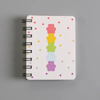 Cute Cartoon Astronaut Coil Spiral Notebook 80 Pages Pocket Stationery Notebook