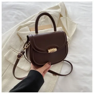 Women Urban Simplicity PU Leather Saddle Shoulder Bag HandBags