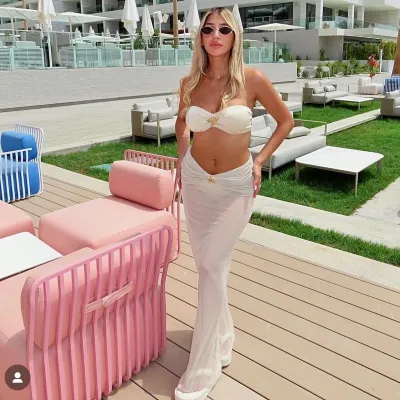 Women Fashion Sexy Bikini Skirt Swimsuit Three-Piece Set