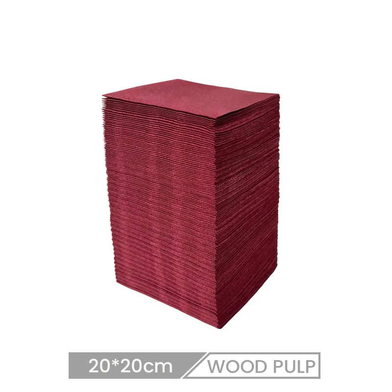 20*20cm Custom Printable Multi-Multicolor Dustless Napkin Restaurant Bar Paper Towel
