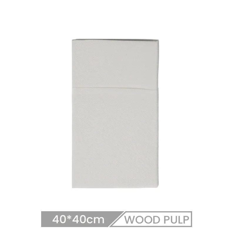 40*40cm 30*30cm Custom Original Wood Pulp Hotel Bar Guest Paper Towel