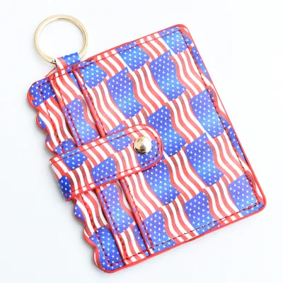 Women Fashion Leopard Printed PU Multi-Card Wallet