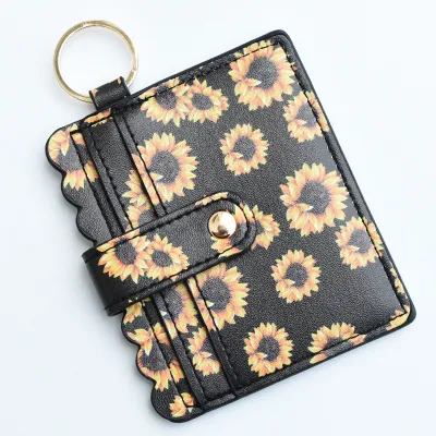 Women Fashion Leopard Printed PU Multi-Card Wallet