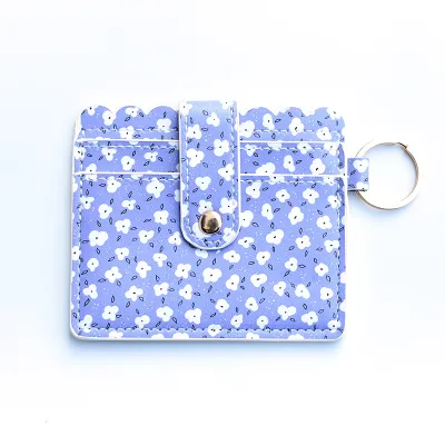 Women Fashion Leopard Printed PU Multi-Card Wallet