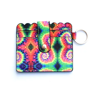 Women Fashion Leopard Printed PU Multi-Card Wallet