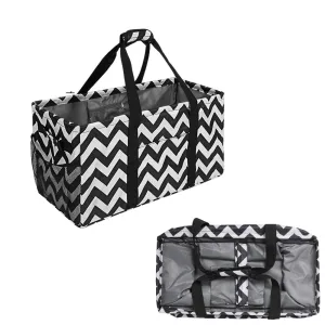 Fashion Geometric Pattern Print Foldable Polyester Clothing Storage Basket