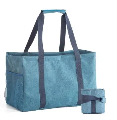 Foldable Large Capacity Oxford Cloth Waterproof Environmental Protection Shopping Handbag