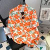 Orange Red Short Sleeve