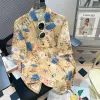 Yellow White Flower Short Sleeve