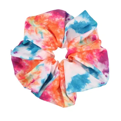 Valentine's Day Love Lips Tie Dye Gradient Hair Tie
