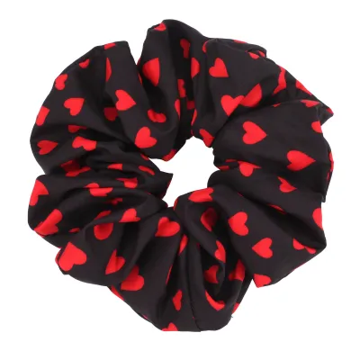 Valentine's Day Love Lips Tie Dye Gradient Hair Tie