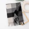 FHY24-7019-2 Gray Black White Plaid