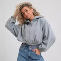 Women Casual Letter Print Back Pocket Hoodie