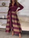Burgundy Stripe