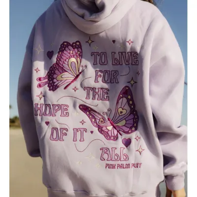 Plus Size Women Casual Floral Print Loose Hoodie