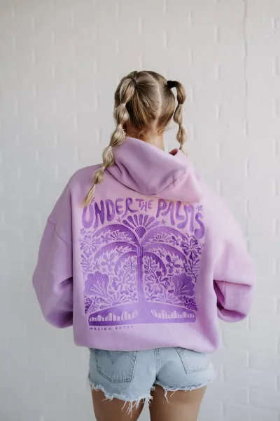 Plus Size Women Casual Floral Print Loose Hoodie