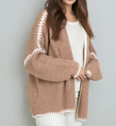 Women Autumn Winter Knitted Pullover Cardigan