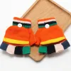Children'S Horizontal Strip Flip Orange