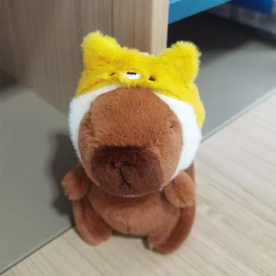 Kids Cute Cartoon Capybara Plush Doll Toy - PP Cotton Filled Jade Rabbit Velvet Stuffed Animal