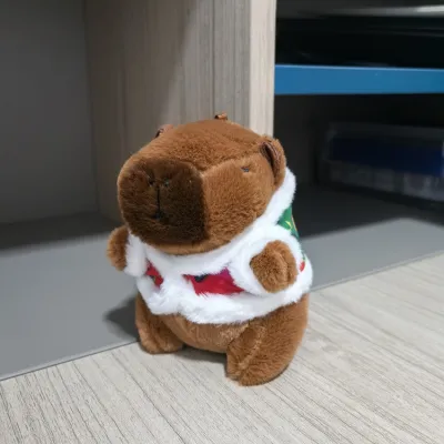 Kids Cute Cartoon Capybara Plush Doll Toy - PP Cotton Filled Jade Rabbit Velvet Stuffed Animal