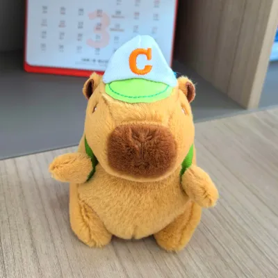 Kids Cute Cartoon Capybara Plush Doll Toy - PP Cotton Filled Jade Rabbit Velvet Stuffed Animal