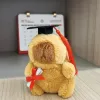 Dr. Lt.Brown Hat Red Tassel