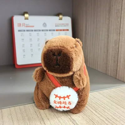 Kids Cute Cartoon Capybara Plush Doll Toy - PP Cotton Filled Jade Rabbit Velvet Stuffed Animal