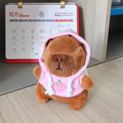 Kids Cute Cartoon Capybara Plush Doll Toy - PP Cotton Filled Jade Rabbit Velvet Stuffed Animal