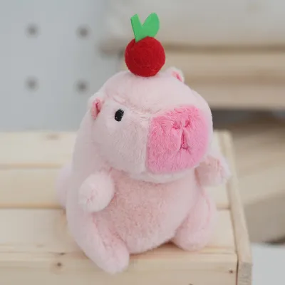 Kids Cute Cartoon Capybara Plush Doll Toy - PP Cotton Filled Jade Rabbit Velvet Stuffed Animal