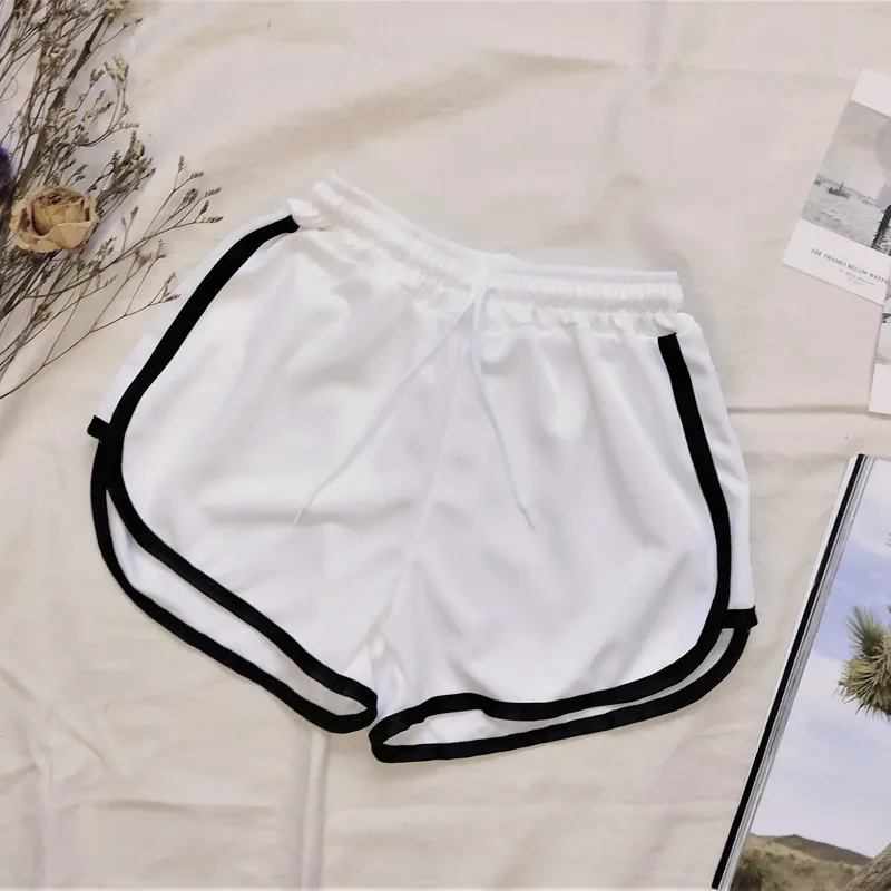 Women Casual Loose Wide Leg Drawstring Sports Shorts