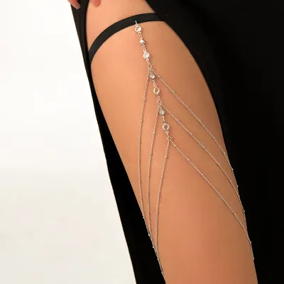 Women's Fashion Sexy Multi-Layer Bead Leg Chain