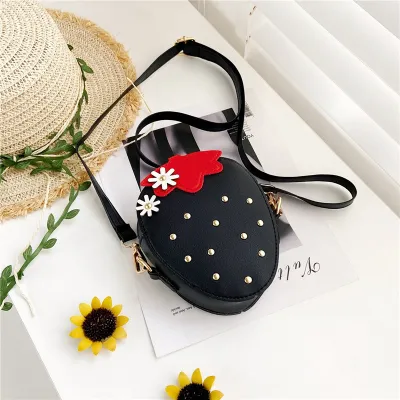Kids Casual Cute Strawberry Crossbody Bag for Toddler Girls