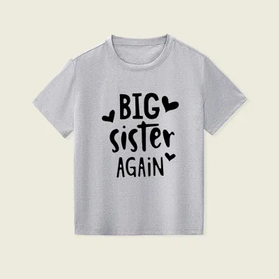 Kids Toddler Boys Girls Casual Cute Alphabet Print Short Sleeve T-Shirt