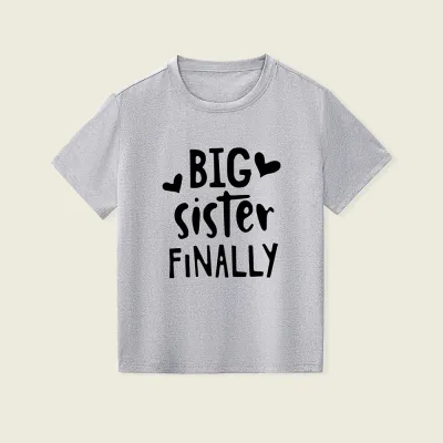 Kids Toddler Boys Girls Casual Cute Alphabet Print Short Sleeve T-Shirt