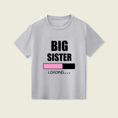 Kids Toddler Boys Girls Casual Cute Alphabet Print Short Sleeve T-Shirt