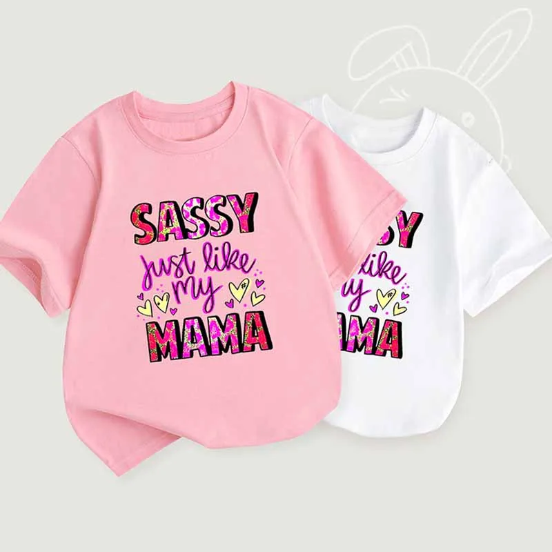Kids Toddler Boys Girls Casual Cute Alphabet Print Short Sleeve Crewneck T-Shirt