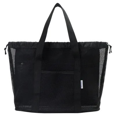 Women Fashion Casual Mesh Hollow Large Capacity Beach Tote Bag