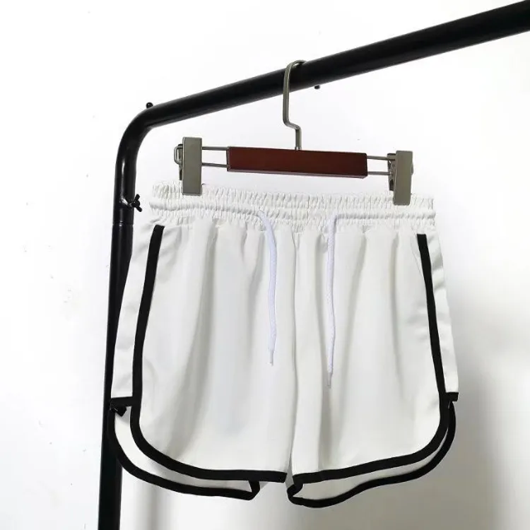 Women Casual Loose Solid Color Drawstring Wide Leg Shorts